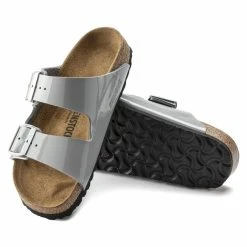 Coupon ⌛ Birkenstock Arizona Birko-Flor Patent Patent Alloy 😀 13 Coupon ⌛ Birkenstock Arizona Birko-Flor Patent Patent Alloy 😀 -women-sandals sale 1020620 sole