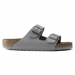 Wholesale 🥰 Birkenstock Arizona Nubuck Leather Dove Gray ⭐ 30 Wholesale 🥰 Birkenstock Arizona Nubuck Leather Dove Gray ⭐ -women-sandals sale 1020877 side