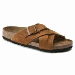 Wholesale 𧨠Birkenstock Lugano Suede Leather Mink β€οΈ
