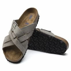 Cheapest ✔️ Birkenstock Lugano Suede Leather Stone Coin ❤️ 11 Cheapest ✔️ Birkenstock Lugano Suede Leather Stone Coin ❤️ -women-sandals sale 1020932 sole