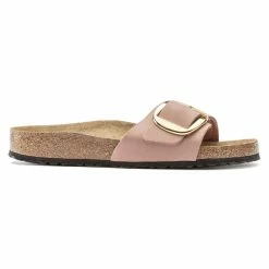 Cheap 🔥 Birkenstock Madrid Bick Buckle Nubuck Leather Old Rose 🎉 -women-sandals sale 1020949 side