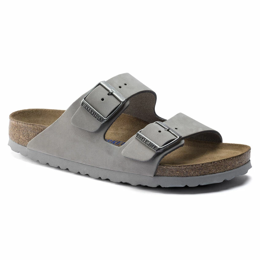 Wholesale 🥰 Birkenstock Arizona Nubuck Leather Dove Gray ⭐ 2 Wholesale 🥰 Birkenstock Arizona Nubuck Leather Dove Gray ⭐ - Image 2