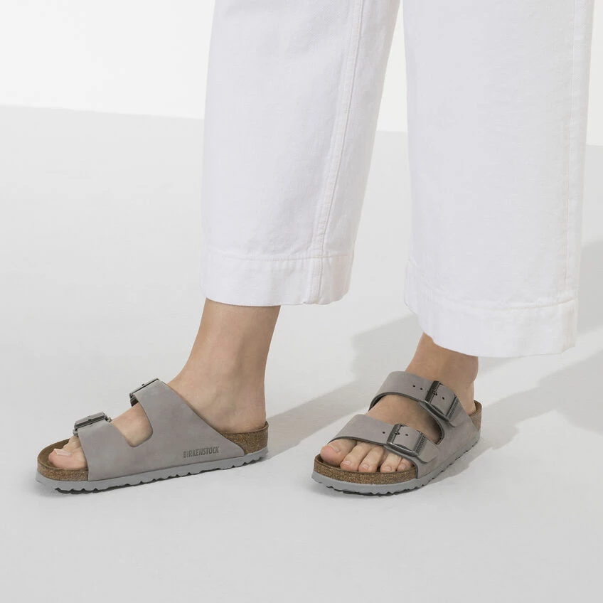 Wholesale 🥰 Birkenstock Arizona Nubuck Leather Dove Gray ⭐ 7 Wholesale 🥰 Birkenstock Arizona Nubuck Leather Dove Gray ⭐ - Image 7