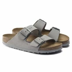 Wholesale 🥰 Birkenstock Arizona Nubuck Leather Dove Gray ⭐ 29 Wholesale 🥰 Birkenstock Arizona Nubuck Leather Dove Gray ⭐ -women-sandals sale 1020973 pair