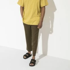 Brand new 🔥 Birkenstock Arizona Shearling Suede Leather Black 👏 -women-sandals sale 1021045 f look m