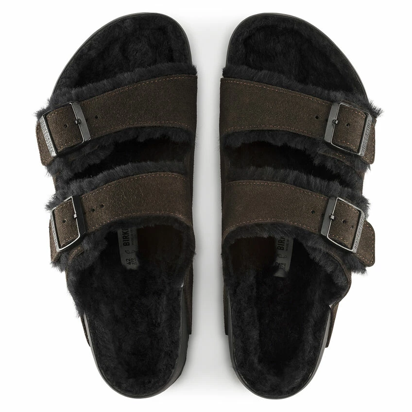 Best deal ๐ Birkenstock Arizona Shearling Suede Leather Mocha/Black ๐ฅฐ 4 Best deal ๐ Birkenstock Arizona Shearling Suede Leather Mocha/Black ๐ฅฐ - Image 4