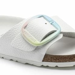Wholesale 🥰 Birkenstock Madrid Big Buckle Madrid Natural Leather White 👍 -women-sandals sale 1021080 detail 1
