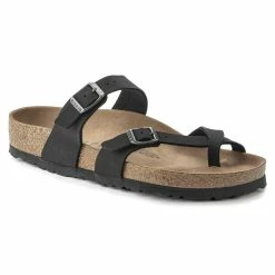 Cheap ๐ Birkenstock Mayari Birko-Flor Nubuck Black ๐