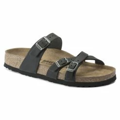 Discount 😀 Birkenstock Franca Oiled Leather Black 😉