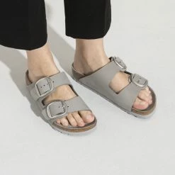 Cheap ✨ Birkenstock Arizona Big Buckle Nubuck Leather Dove Gray ⭐ 12 Cheap ✨ Birkenstock Arizona Big Buckle Nubuck Leather Dove Gray ⭐ -women-sandals sale 1021242 f closeup f