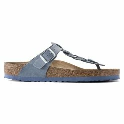 Wholesale π Birkenstock Gizeh Oiled Leather Dusty Blue π€© 16 Wholesale π Birkenstock Gizeh Oiled Leather Dusty Blue π€© -women-sandals sale 1021347 side