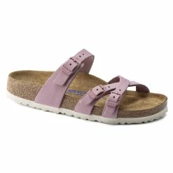 New 🔔 Birkenstock Franca Nubuck Leather Orchid ✔️