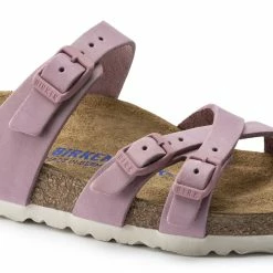New 🔔 Birkenstock Franca Nubuck Leather Orchid ✔️ -women-sandals sale 1021436 detail 1