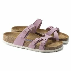 New 🔔 Birkenstock Franca Nubuck Leather Orchid ✔️ -women-sandals sale 1021436 pair