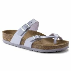 Best Pirce 🔔 Birkenstock Mayari Birko-Flor Patent Purple Fog Purple Fog 🎉