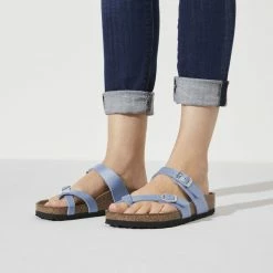 Deals ๐ Birkenstock Mayari Birko-Flor Graceful Riviera Blue ๐ฅ 12 Deals ๐ Birkenstock Mayari Birko-Flor Graceful Riviera Blue ๐ฅ -women-sandals sale 1021464 f closeup f
