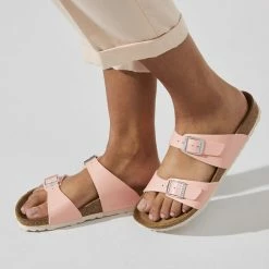 Buy ⌛ Birkenstock Sydney Birko-Flor Graceful Coral ❤️ -women-sandals sale 1021465 f closeup f