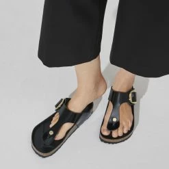 Flash Sale π₯ Birkenstock Gizeh Natural Leather Patent High Shine Black β¨ 19 Flash Sale π₯ Birkenstock Gizeh Natural Leather Patent High Shine Black β¨ -women-sandals sale 1021467 detail 8
