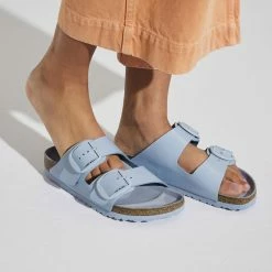 Cheapest 🎁 Birkenstock Natural Leather Patent High Shine Dusty Blue 🔔 -women-sandals sale 1021472 detail 8