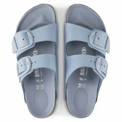 Cheapest 🎁 Birkenstock Natural Leather Patent High Shine Dusty Blue 🔔 -women-sandals sale 1021472 top
