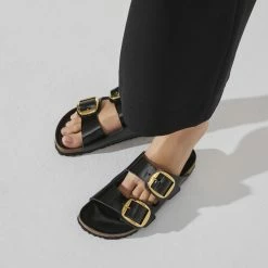 Best Pirce ✨ Birkenstock Arizona Natural Leather Patent High Shine Black 😀 -women-sandals sale 1021476 detail 8