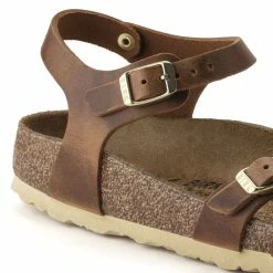 Deals 🤩 Birkenstock Kumba Oiled Leather Cognac ✨ -women-sandals sale 1021489 detail 1