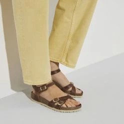 Deals 🤩 Birkenstock Kumba Oiled Leather Cognac ✨ -women-sandals sale 1021489 f closeup f