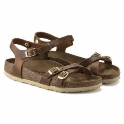 Deals 🤩 Birkenstock Kumba Oiled Leather Cognac ✨ -women-sandals sale 1021489 pair