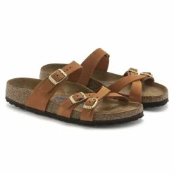 Flash Sale 🌟 Birkenstock Franca Nubuck Leather Pecan 🤩 -women-sandals sale 1021490 pair 1