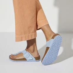 Best deal π Birkenstock Gizeh Natural Leather Patent High Shine Dusty Blue π 13 Best deal π Birkenstock Gizeh Natural Leather Patent High Shine Dusty Blue π -women-sandals sale 1021651 f closeup f