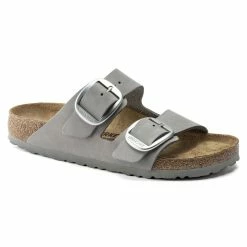 Deals 🎉 Birkenstock Arizona Big Buckle Nubuck Leather Dove Gray 🎁