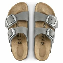 Deals 🎉 Birkenstock Arizona Big Buckle Nubuck Leather Dove Gray 🎁 -women-sandals sale 1022154 top
