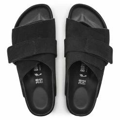 Outlet 🤩 Birkenstock Kyoto Suede Leather Black ⌛ -women-sandals sale 1022306 top
