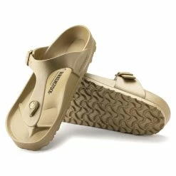 Best deal 😀 Birkenstock Gizeh Essentials EVA Glamour Gold 🌟 -women-sandals sale 1022423 sole