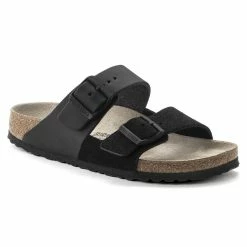 Hot Sale ๐ฏ Birkenstock Arizona Natural Leather/Suede Black ๐