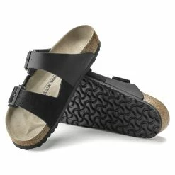 Hot Sale 💯 Birkenstock Arizona Natural Leather/Suede Black 😀 -women-sandals sale 1022450 sole