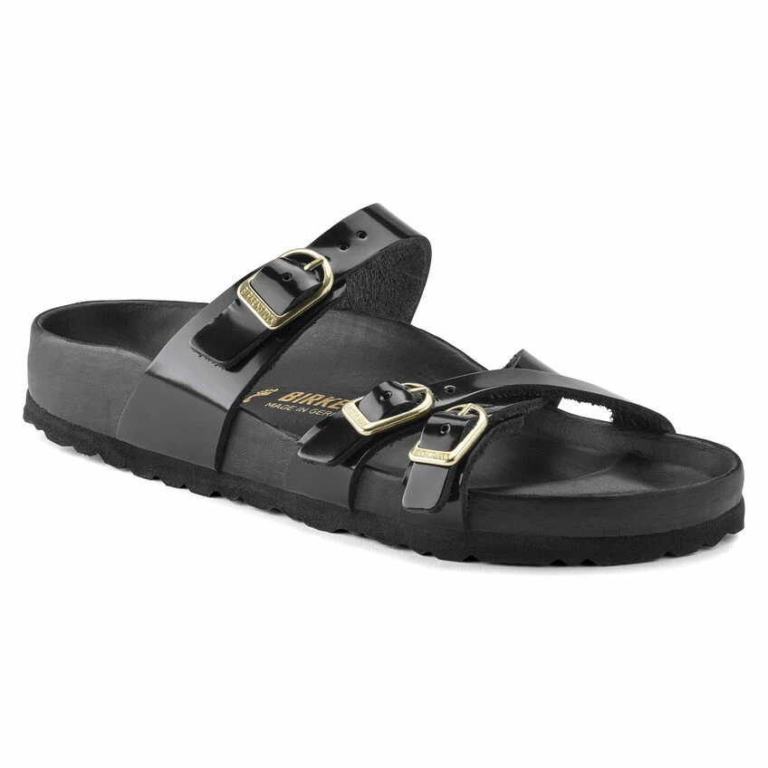 Best Sale ๐ Birkenstock Franca Natural Leather High Shine Black ๐ 1 Best Sale ๐ Birkenstock Franca Natural Leather High Shine Black ๐