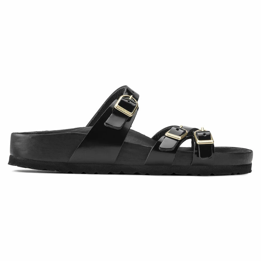 Best Sale ๐ Birkenstock Franca Natural Leather High Shine Black ๐ 8 Best Sale ๐ Birkenstock Franca Natural Leather High Shine Black ๐ - Image 8