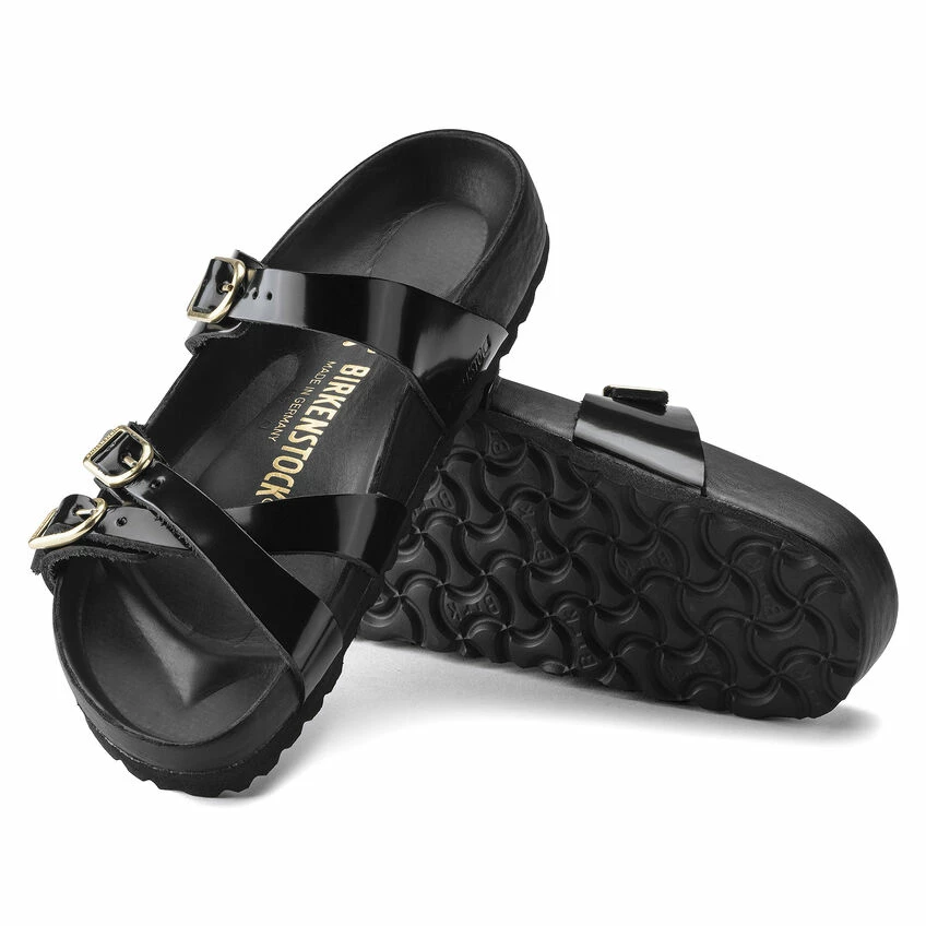 Best Sale ๐ Birkenstock Franca Natural Leather High Shine Black ๐ 5 Best Sale ๐ Birkenstock Franca Natural Leather High Shine Black ๐ - Image 5