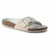 Cheapest 👏 Birkenstock Madrid Big Buckle Madrid Natural Leather Light Rose 😉