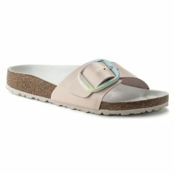 Cheapest 👏 Birkenstock Madrid Big Buckle Madrid Natural Leather Light Rose 😉