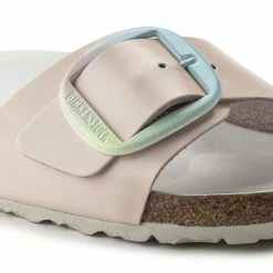 Cheapest 👏 Birkenstock Madrid Big Buckle Madrid Natural Leather Light Rose 😉 -women-sandals sale 1022567 detail 1