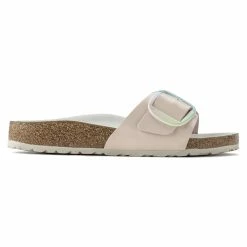 Cheapest 👏 Birkenstock Madrid Big Buckle Madrid Natural Leather Light Rose 😉 -women-sandals sale 1022567 side