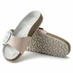 Cheapest 👏 Birkenstock Madrid Big Buckle Madrid Natural Leather Light Rose 😉 -women-sandals sale 1022567 sole