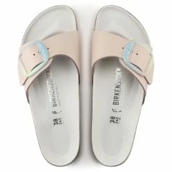 Cheapest 👏 Birkenstock Madrid Big Buckle Madrid Natural Leather Light Rose 😉 -women-sandals sale 1022567 top