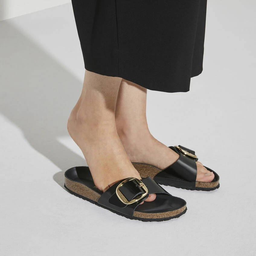 Budget ๐ฅฐ Birkenstock Madrid Natural Leather Patent High Shine Black ๐ฏ 10 Budget ๐ฅฐ Birkenstock Madrid Natural Leather Patent High Shine Black ๐ฏ - Image 10