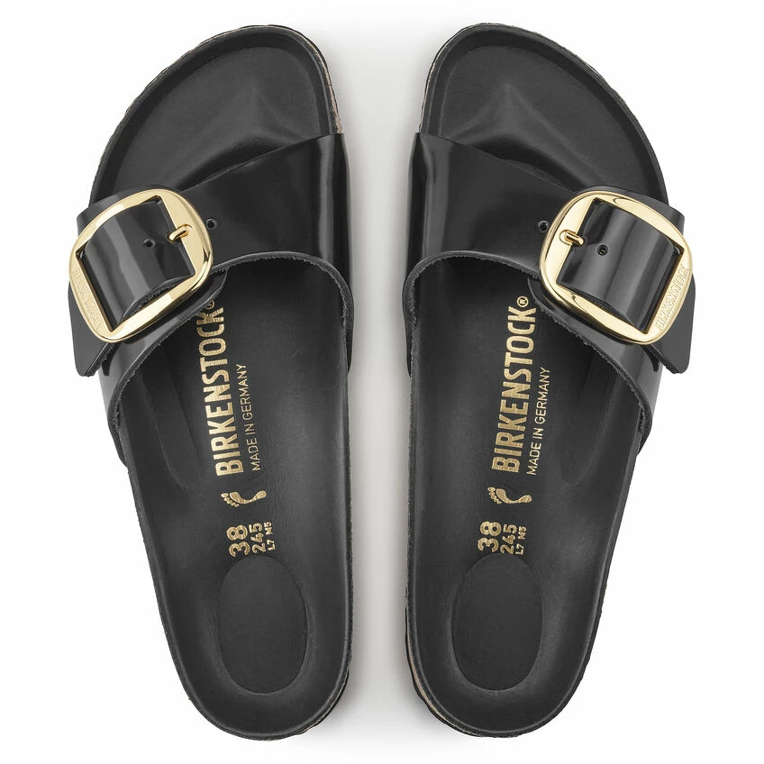 Budget ๐ฅฐ Birkenstock Madrid Natural Leather Patent High Shine Black ๐ฏ 6 Budget ๐ฅฐ Birkenstock Madrid Natural Leather Patent High Shine Black ๐ฏ - Image 6