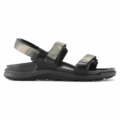 Promo 🎁 Birkenstock Kalahari Birko-Flor Futura Black Half Camo 🧨 -women-sandals sale 1022665 side