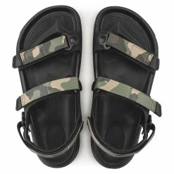 Promo 🎁 Birkenstock Kalahari Birko-Flor Futura Black Half Camo 🧨 -women-sandals sale 1022665 top