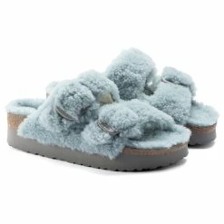 Best reviews of ❤️ Papillio Arizona Big Buckle Teddy Faded Aqua 🥰 -women-sandals sale 1022813 pair